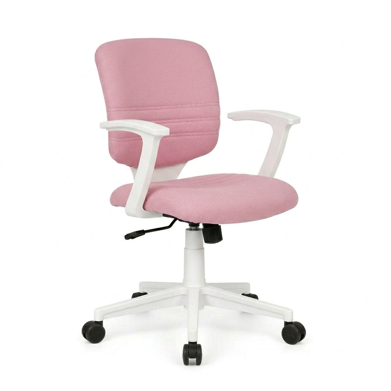 Mei mid-back chair in pink