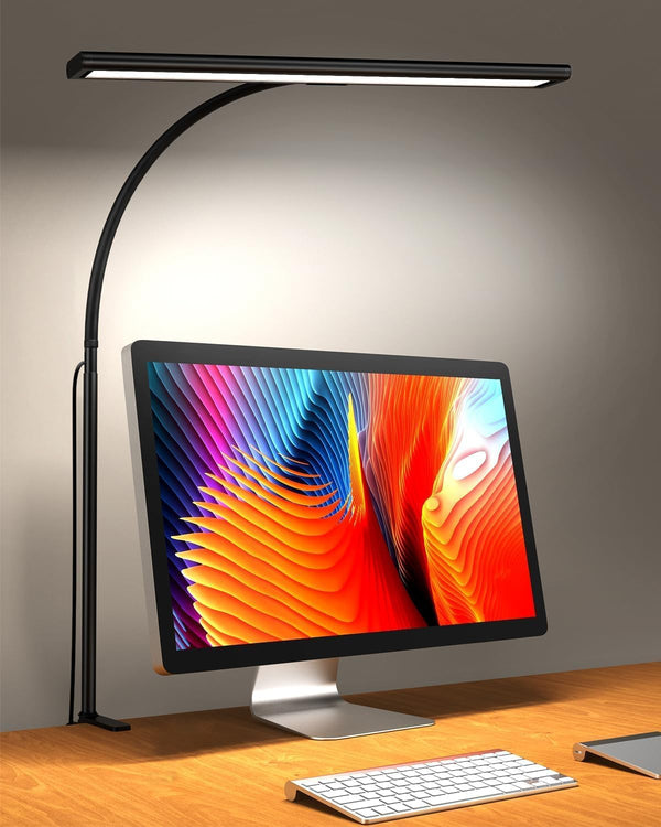 Desk Lamp Dimmable - 160 LED Super Bright Clamp - USB