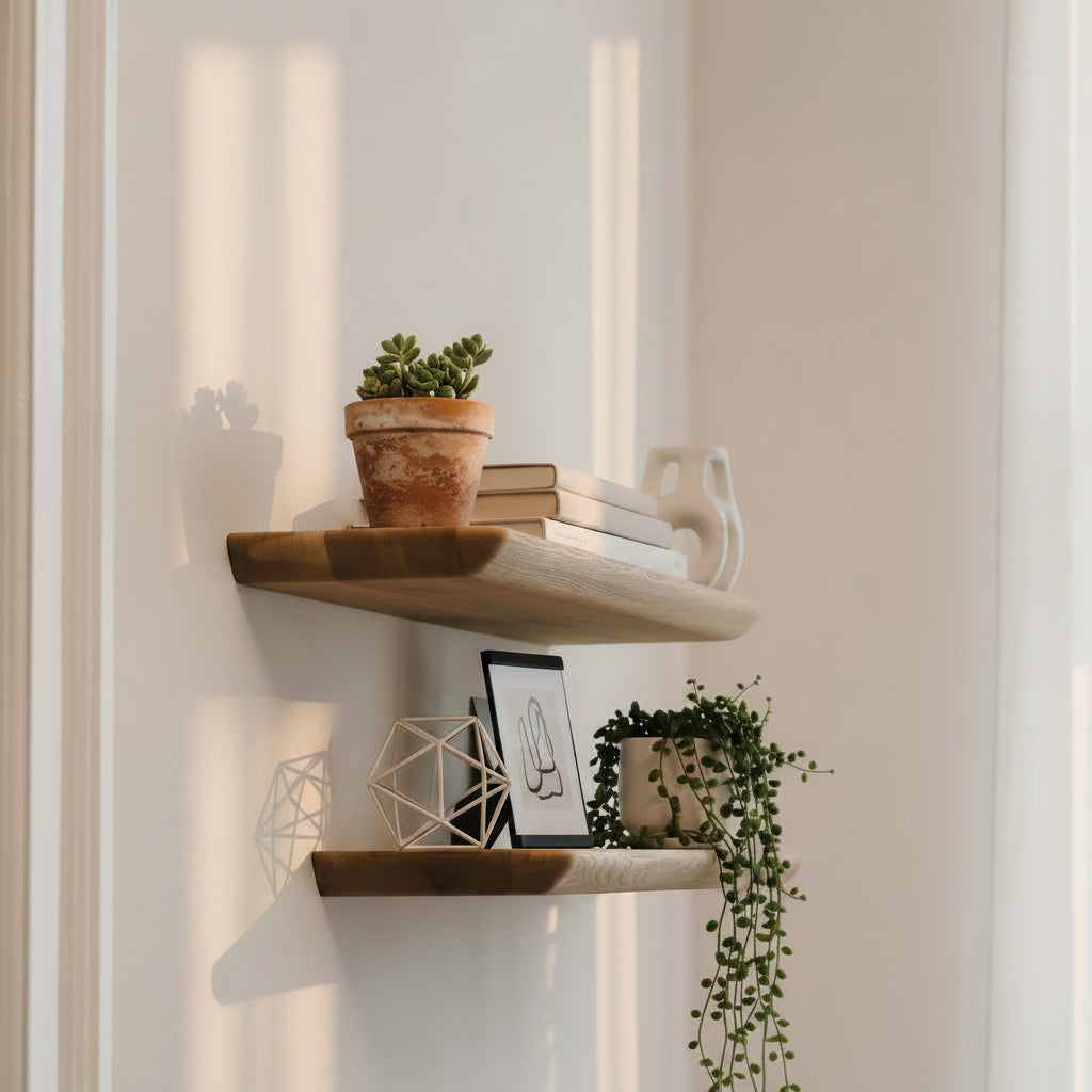 Floating OAK Wall Shelf