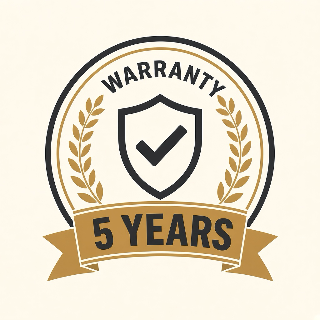 5 Years Warranty
